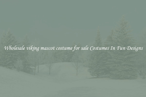 Wholesale viking mascot costume for sale Costumes In Fun Designs