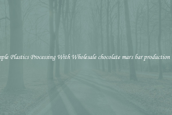 Simple Plastics Processing With Wholesale chocolate mars bar production line
