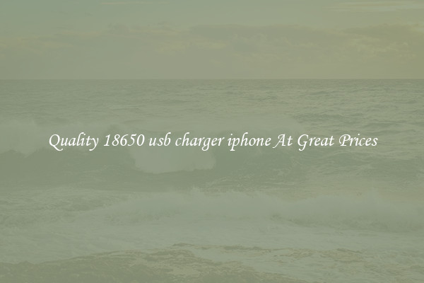 Quality 18650 usb charger iphone At Great Prices