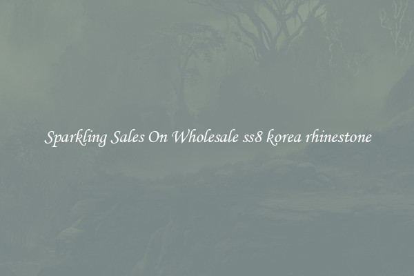 Sparkling Sales On Wholesale ss8 korea rhinestone